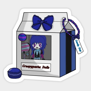 creepypasta dolls (candy pop) Sticker